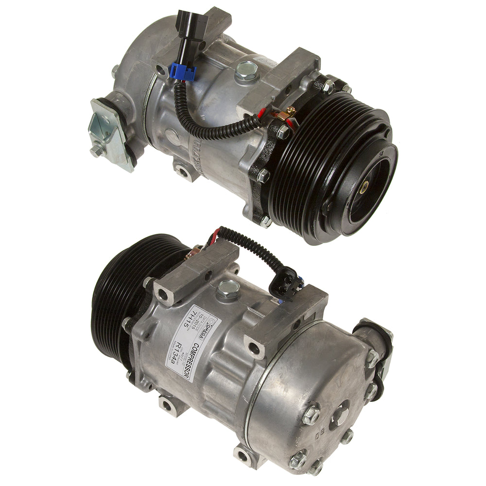 Omega Compressor SD7H15SHD Direct MT 119mm PV8 12V 90DEG Pad 20-04077-AM