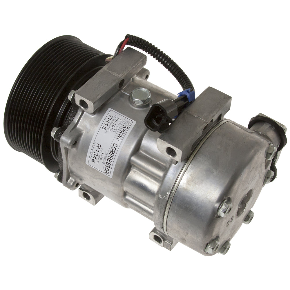 Omega Compressor SD7H15SHD Direct MT 126mm PV12 12V 90DEG Pad 20-04078-AM