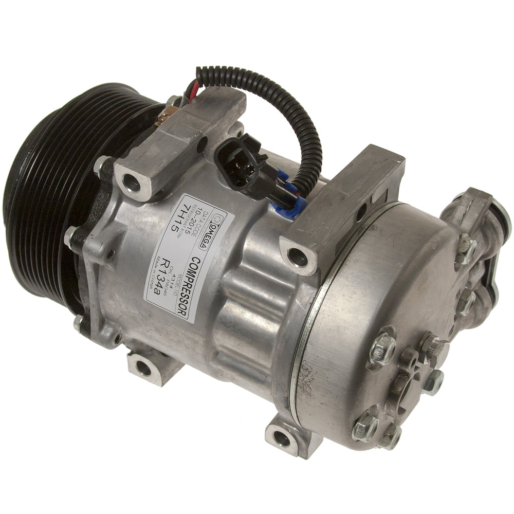 Omega Compressor SD7H15SHD 4314 PV8 119mm 12V Vert Pad 90DEG 20-04314-AM