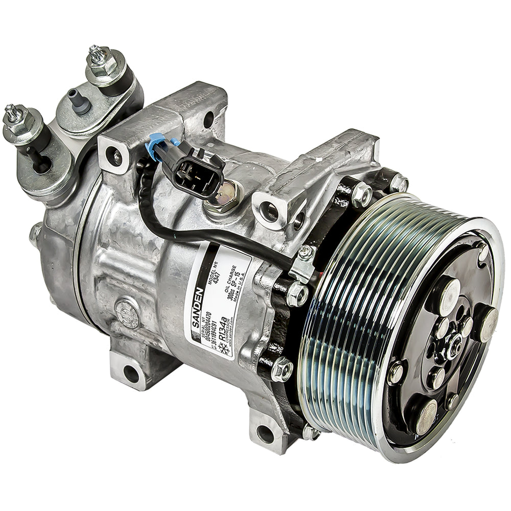 Omega Compressor SD7H15 4347 PV10 119mm V-pad 12V Enhanced 20-04347