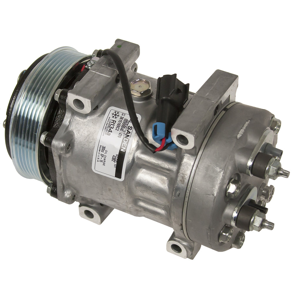 Omega Compressor SD7H15 4382 PV6 119mm H-pad 12V Enhanced 20-04382