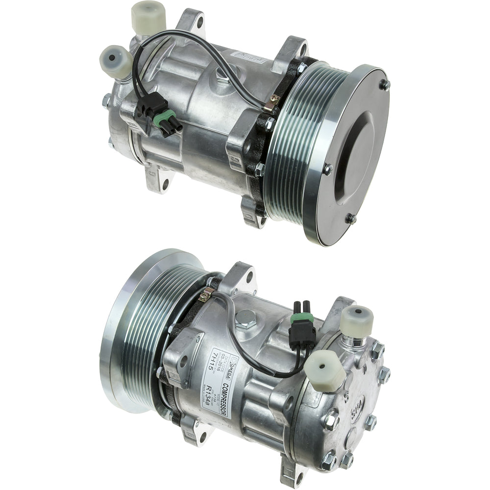 Omega Compressor SD7H15 4738 PV8 12V 133mm JD Head 20-04738-AM