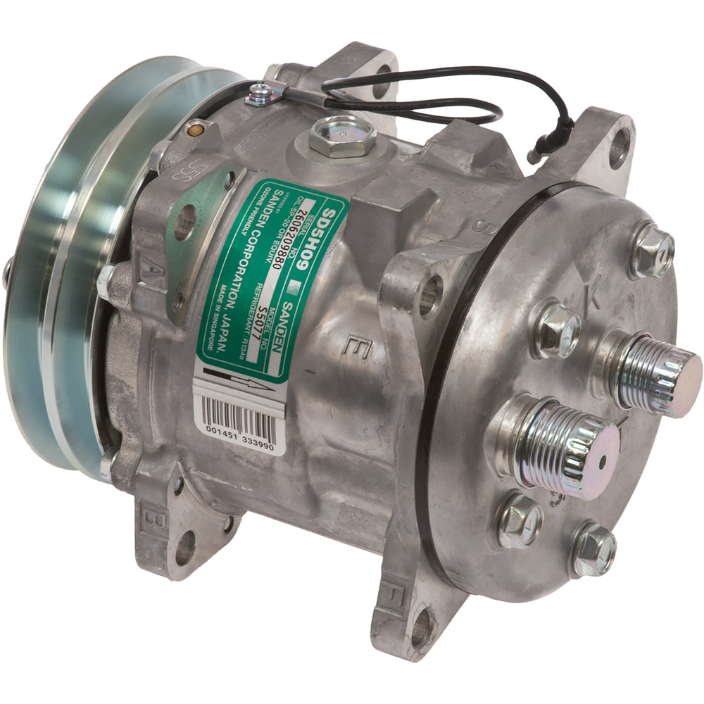 Omega Compressor SD5H09 Ear Mount Hor 125mm 2A Grv 12V 20-05077