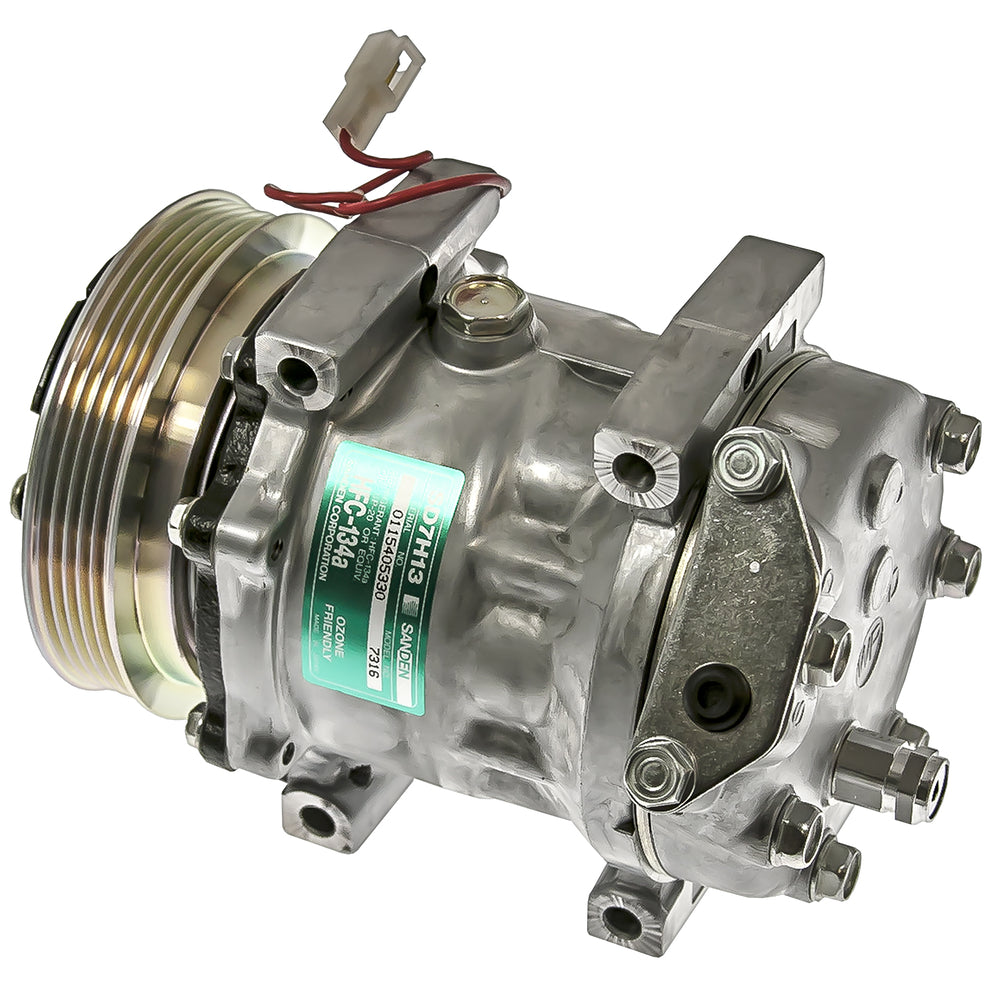Omega Compressor SD7H13 PV5 119mm 12V WP Head Dir MT Vert Pad 20-07316