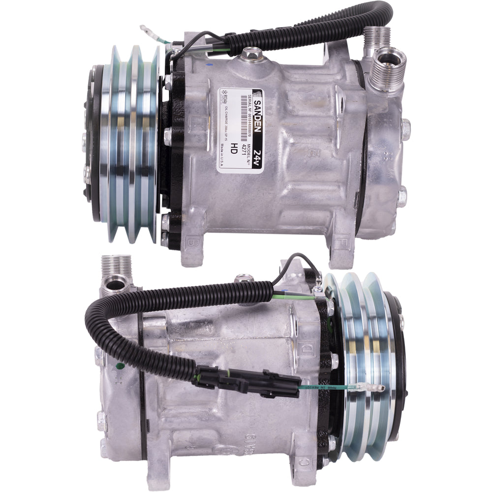 Omega Compressor SD7H15 8126 2 Grv 132mm 24V JE Head 20-08126