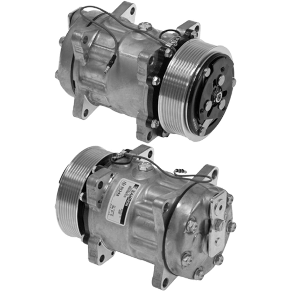 Omega Compressor SD7H15 4707 Hpad PV8 12V Ear 20-09980