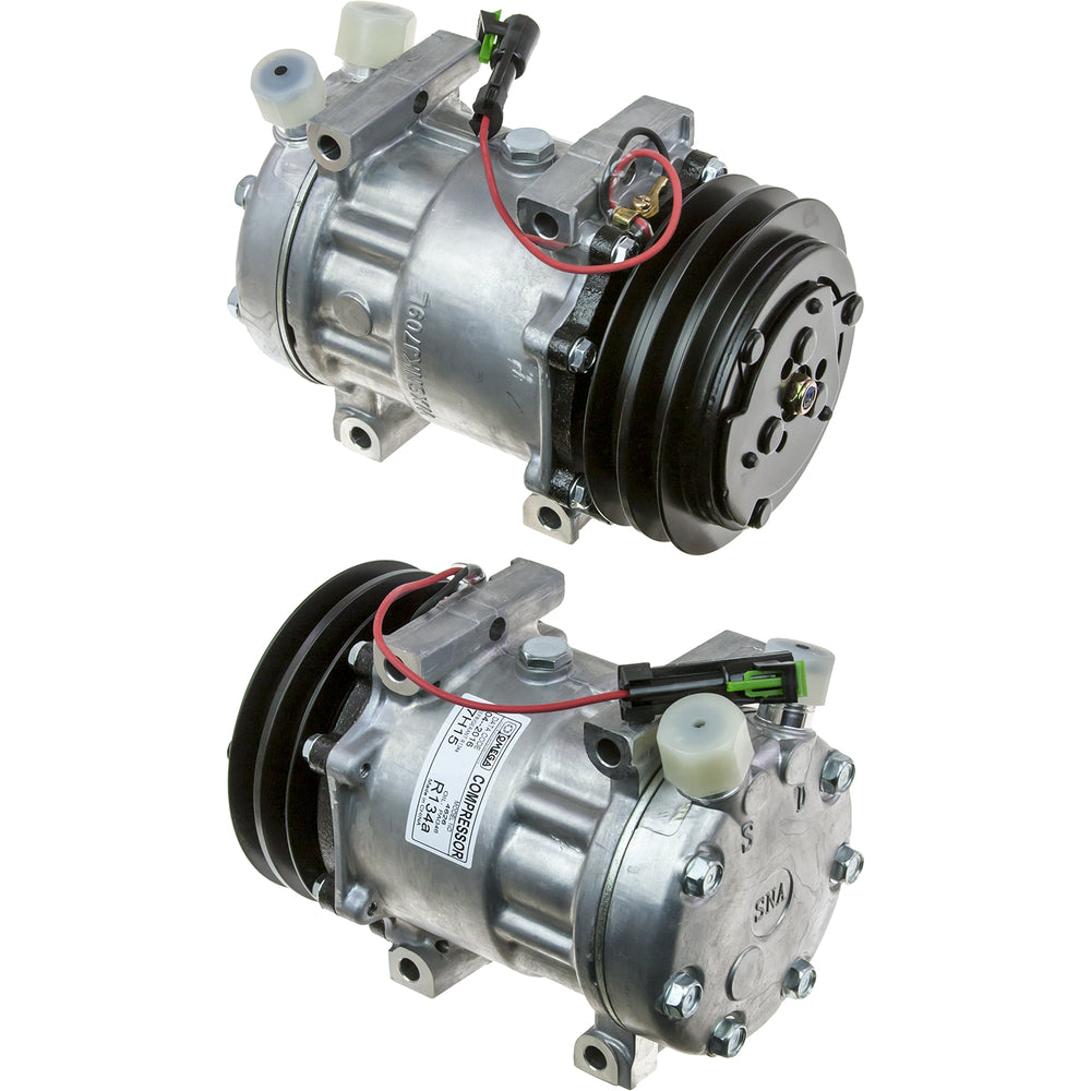 Omega Compressor SD7H15HD 4626 Vor 132mm 2A 12V Dir R134A 20-10077-AM