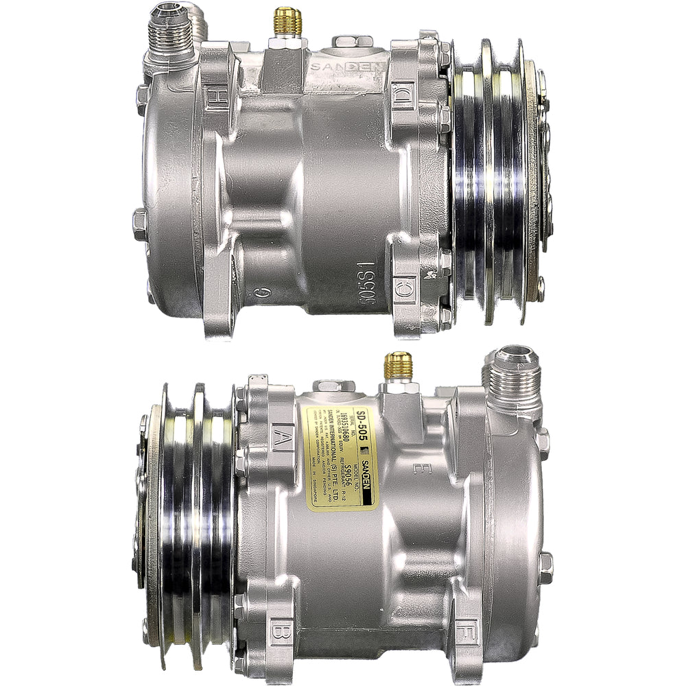 Omega Compressor SD505 9056 Vfl 125mm 2A 12V Ear E 20-10100-AM