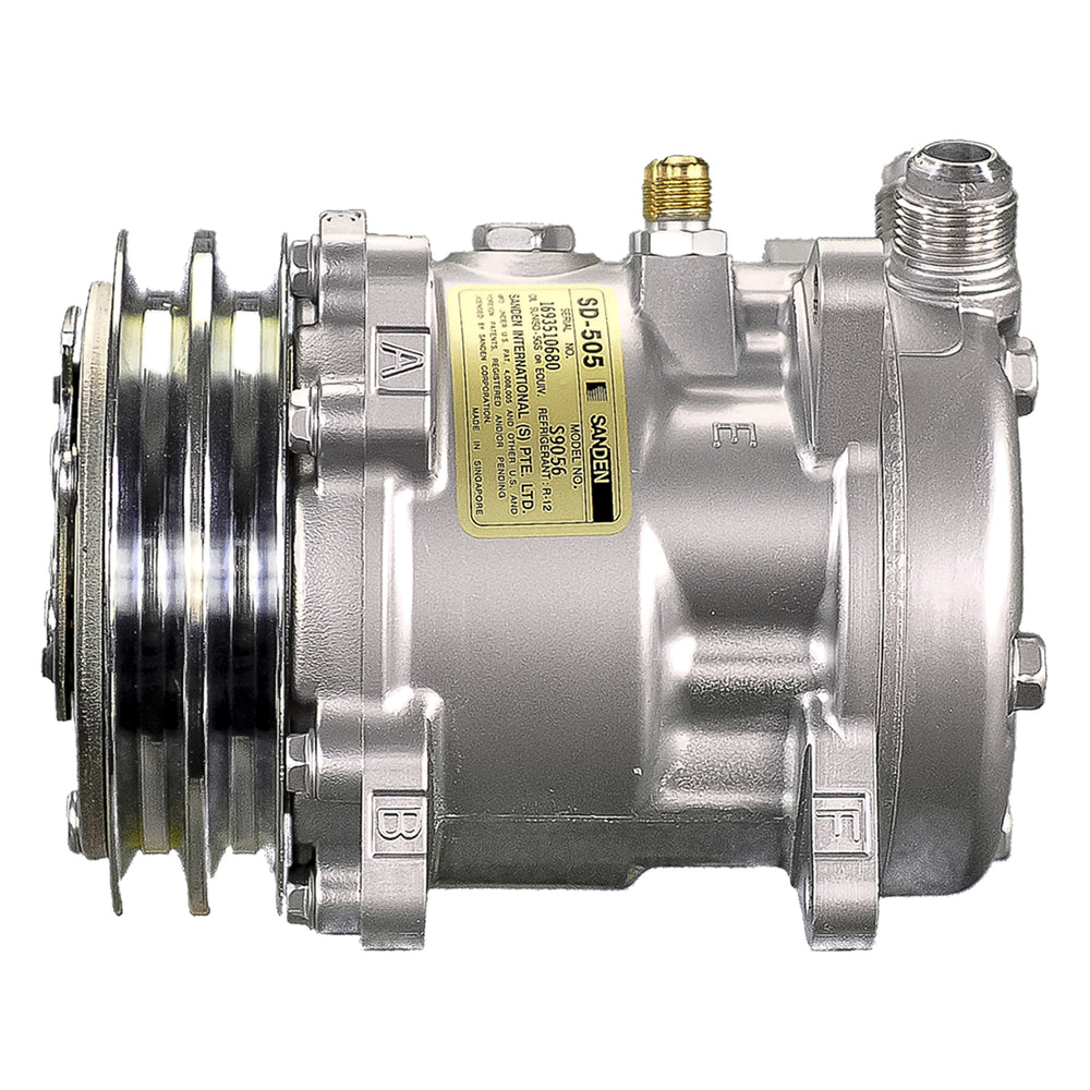 Omega Compressor SD505 9056 Vfl 125mm 2A 12V Ear E 20-10100-AM
