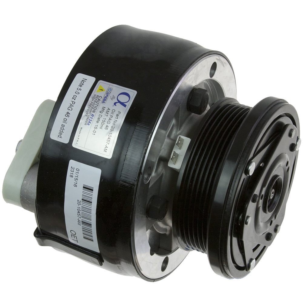Omega Compressor R4 PV6 4.2in 12V 12:00 with hsps 20-10457-AM