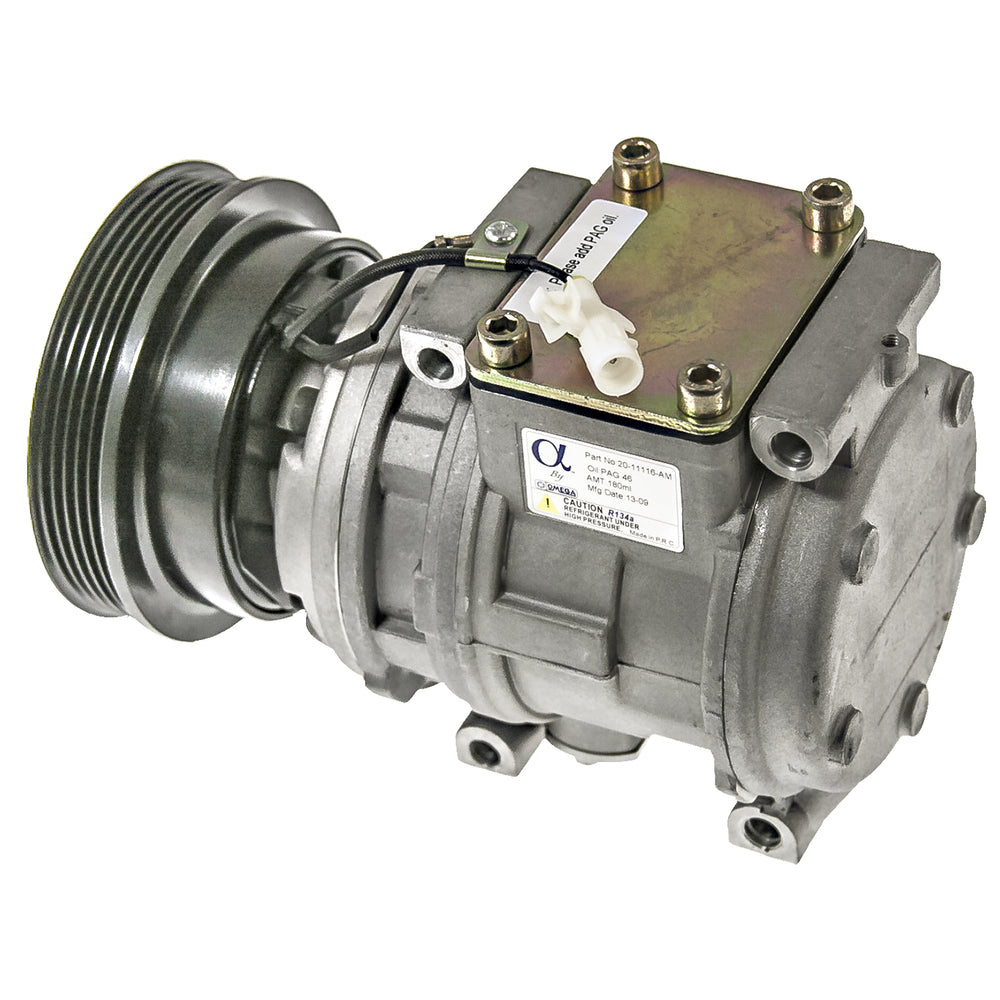 Omega Compressor 10PA15L PV5 121mm 12V 20-11116-AM