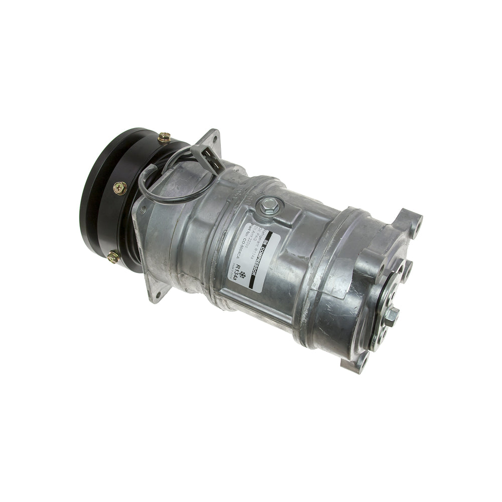 Omega Compressor S6 1A 12V 5in with high Pressure Switch R134 20-11591-AM