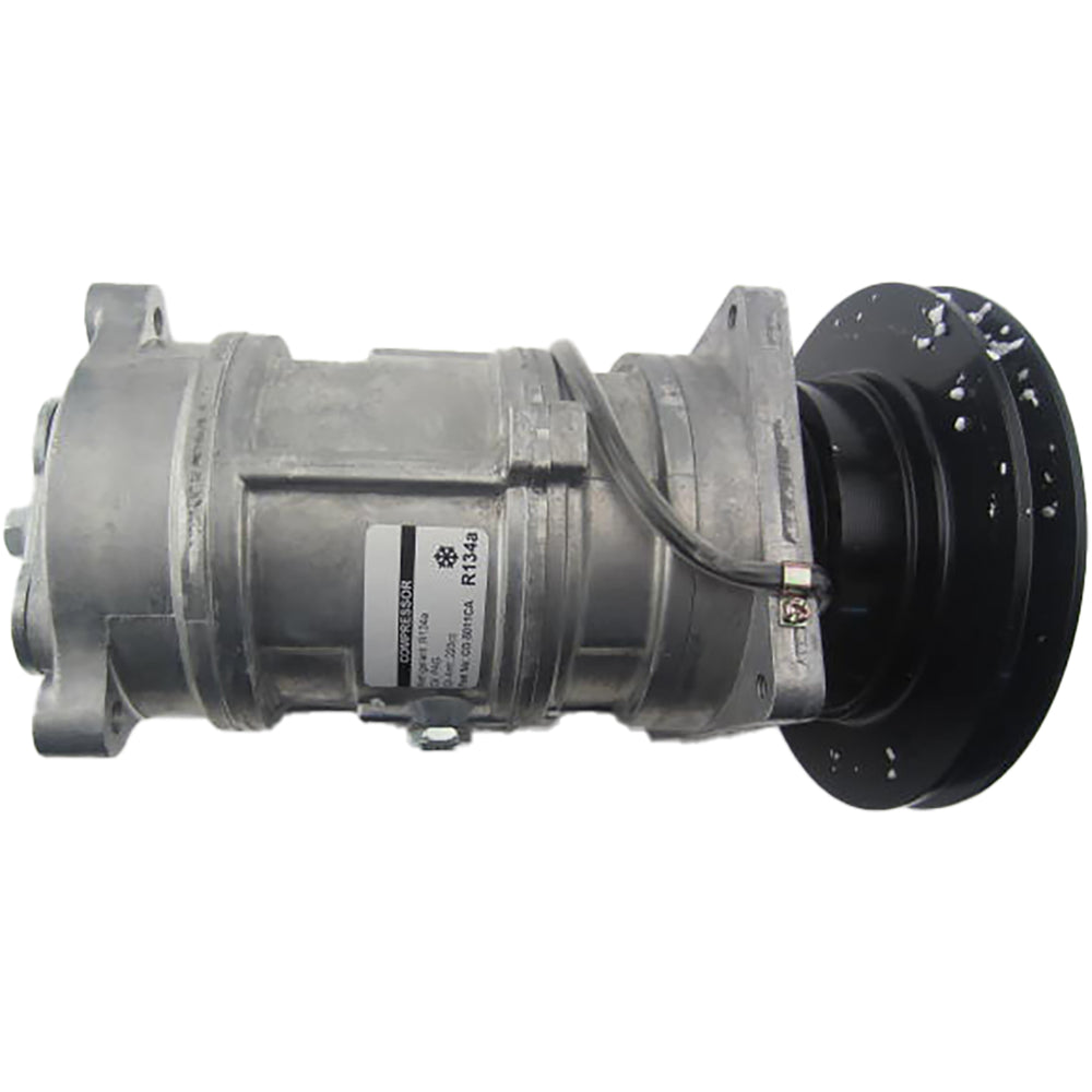 Omega Compressor S6 1A 12V 6.67in with shs Dust Cover R134 20-11594-AM