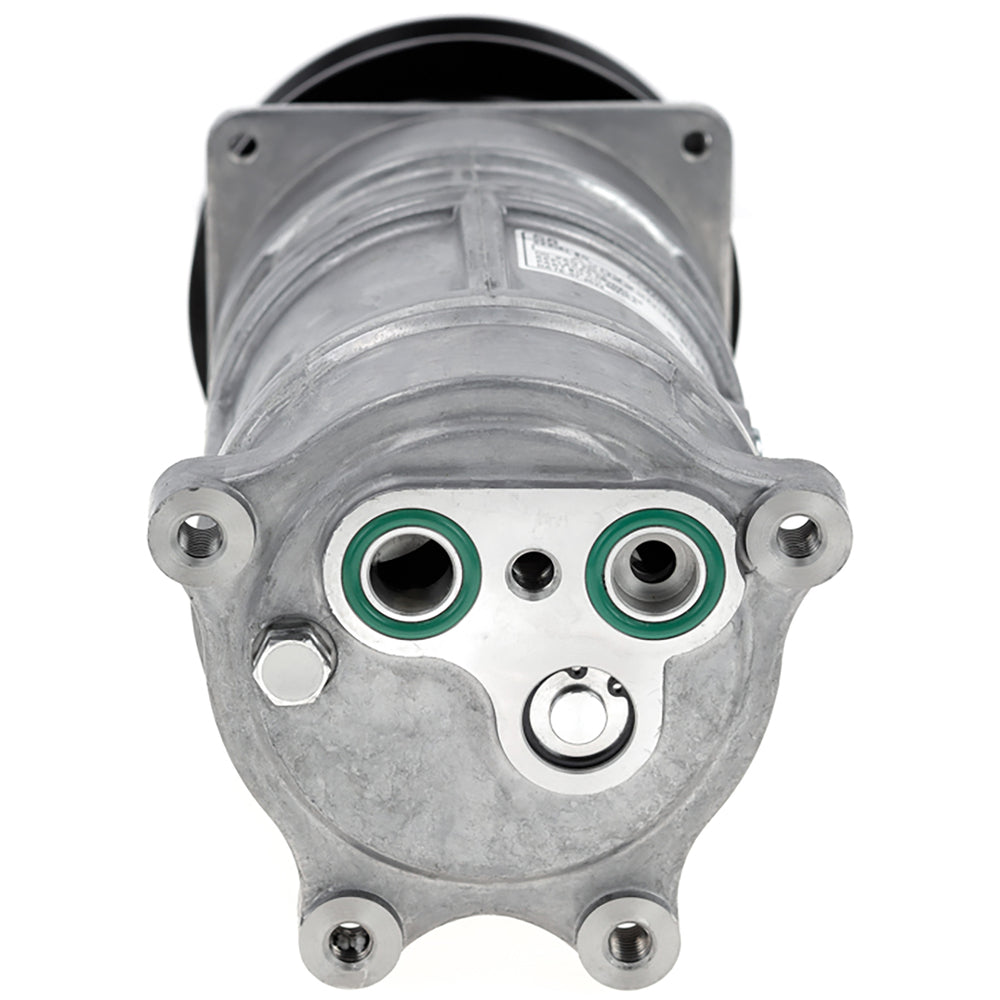 Omega Compressor S6 PV6 12V 5.5in with high Pressure Switch R134 20-11595-AM