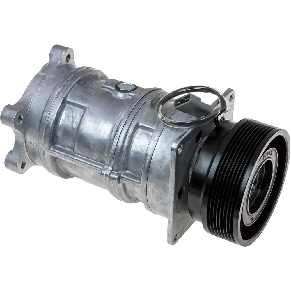 Omega Compressor S6 PV8 12V 4.81in with high Pressure Switch R134 20-11596-AM