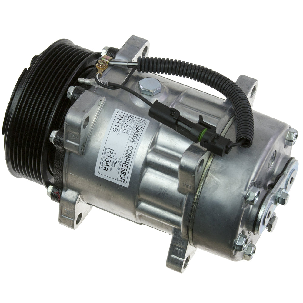 Omega Compressor FLX7 4864 Hpad Ear MT 119mm PV8 12V GV Head 20-14864-AM