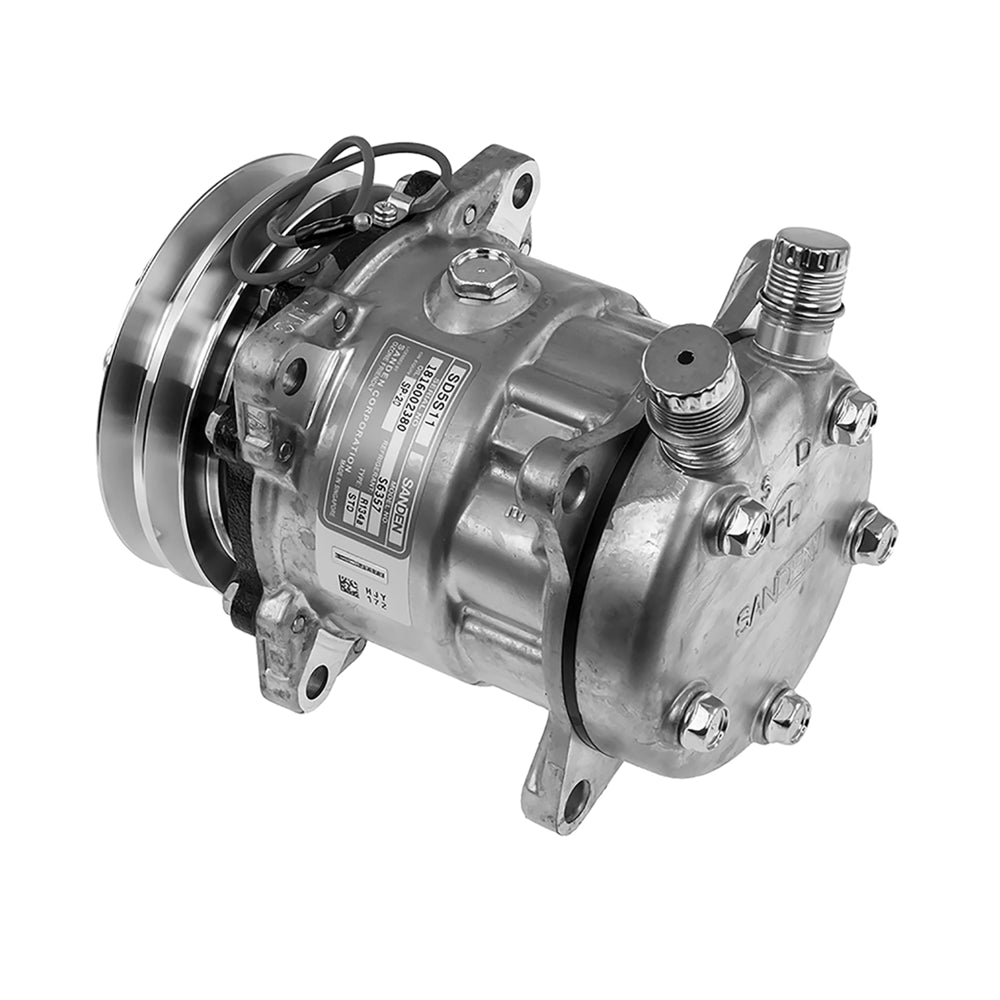 Omega Compressor Sanden SD5H11 6357 2A 24V 125mm Vor 20-16357