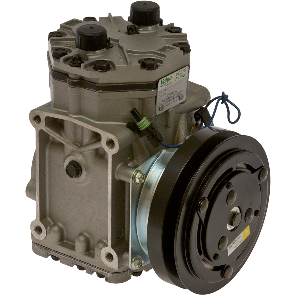 Omega Compressor York ER210L with clutch 1WIRE 1 Grv 6in 12V 20-21001-AM