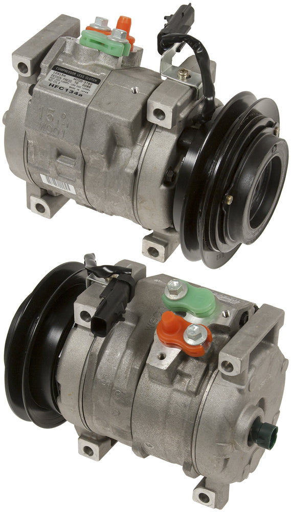 Omega Compressor 10S15C 1GRV 12V with universal Clutch Coil Plug 20-21986