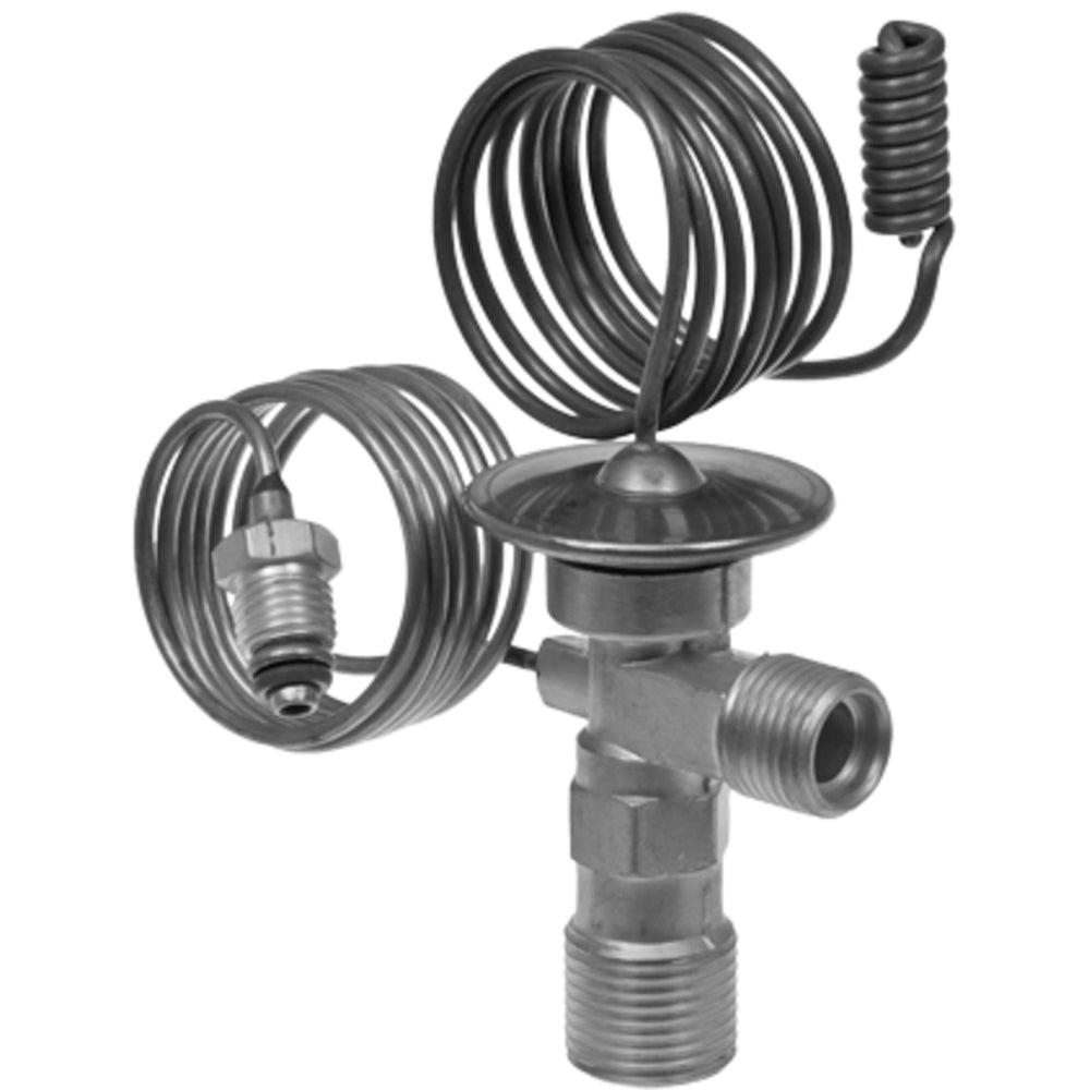 Omega Expansion Valve 3/8 x 1/2 Coil 3/8 EQ 1/4M 90° Ext EQ 31-10943-AM
