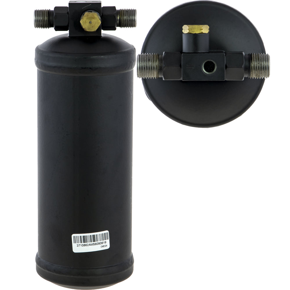 Omega Drier 3/8in MO 3in x 9in with fuse Plug 6i Desiccant 37-10862-AM