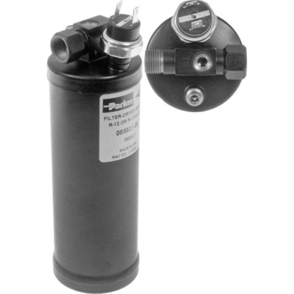 Omega Drier 3/8 MO x 3/8 FO with fp & LP Switch 37-13460