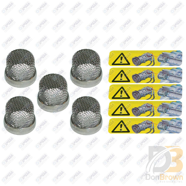 Omega 5 PK Compressor Guard Screen Size - 11.76mm MT1553