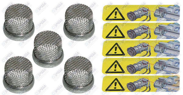 Omega 5 PK Compressor Guard Screen Size - 11.96mm MT1554