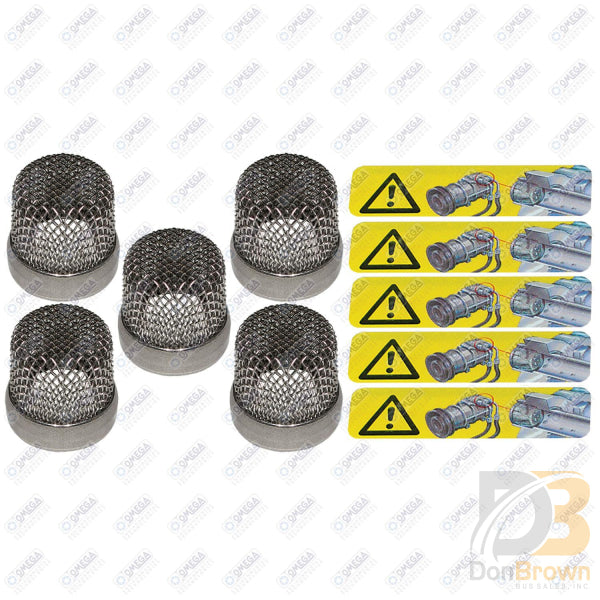 Omega 5 PK Compressor Guard Screen Size - 12.95mm MT1558