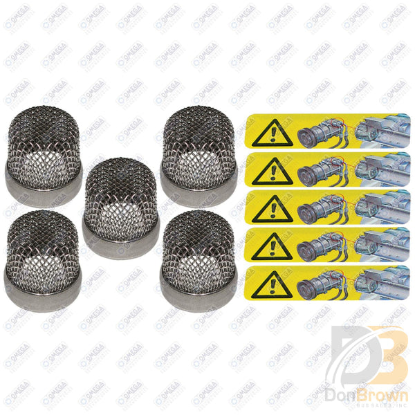 Omega 5 PK Compressor Guard Screen Size - 13.49mm MT1560