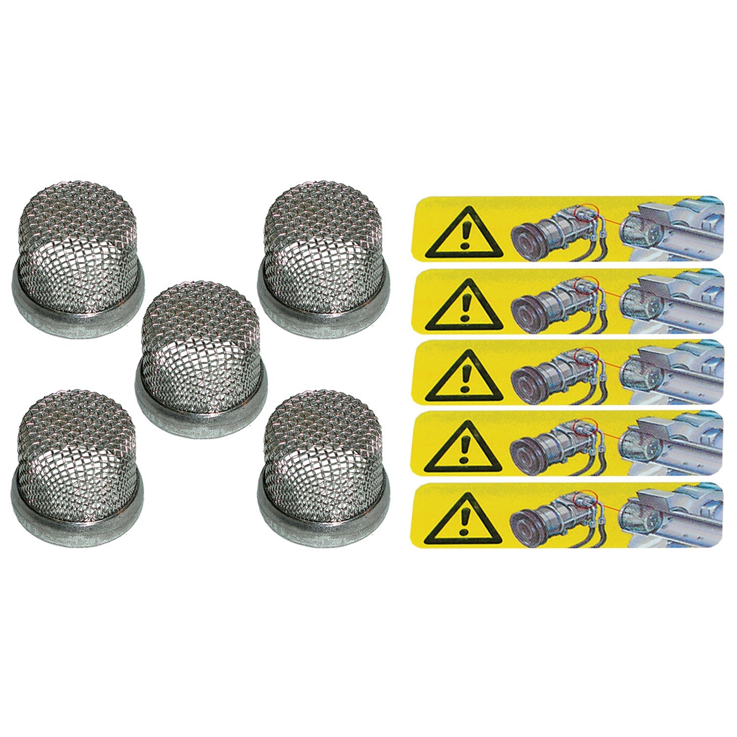 Omega 5 PK Compressor Guard Screen Size - 12.00mm MT1555
