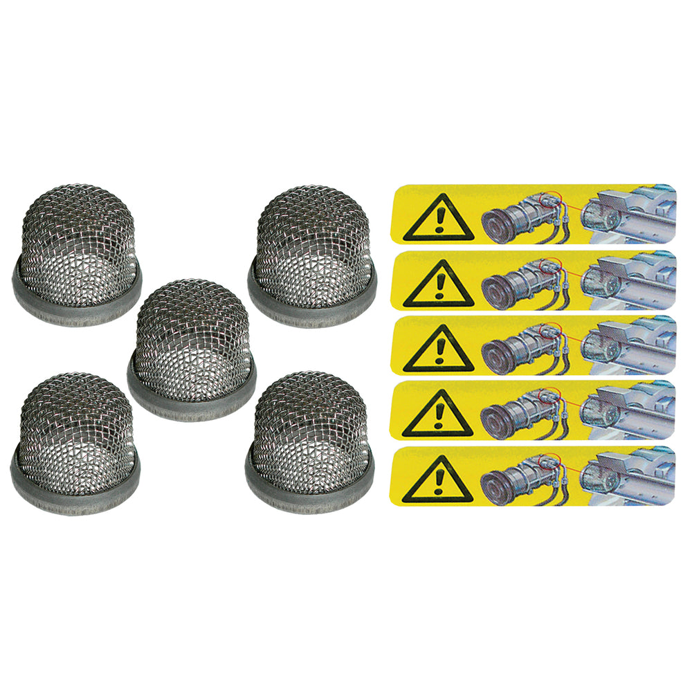 Omega 5 PK Compressor Guard Screen Size - 12.70mm MT1557