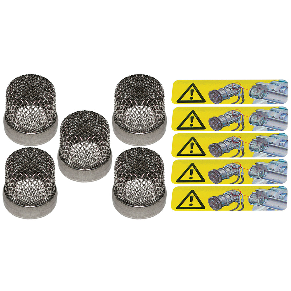 Omega 5 PK Compressor Guard Screen Size - 13.49mm MT1560