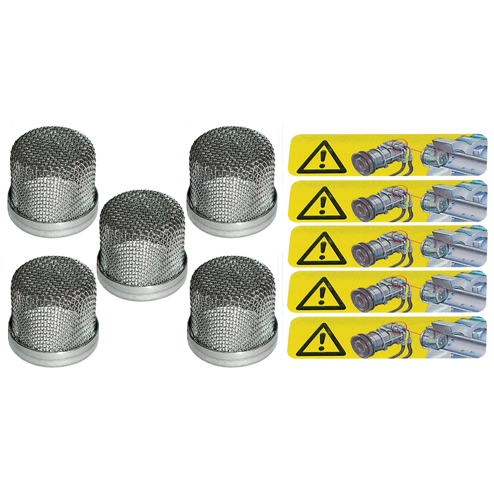 Omega 5 PK Compressor Guard Screen Size - 14.25mm MT1563