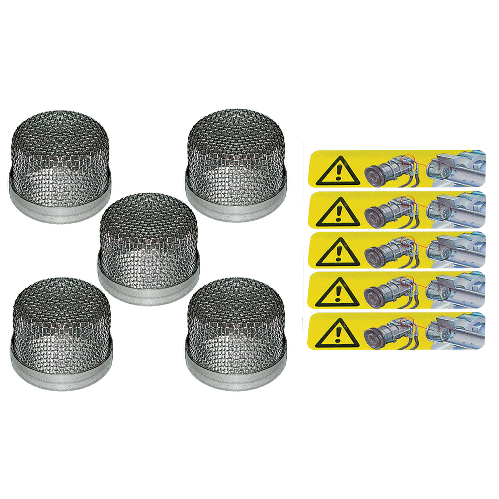 Omega 5 PK Compressor Guard Screen Size - 20.85mm MT1570