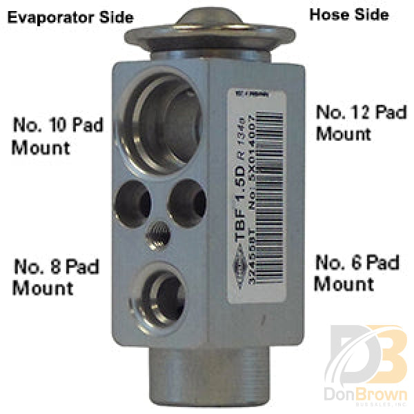 Kysor/Bergstrom Block Type Expansion Valve 1817005 1000207213