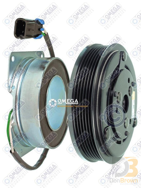 Omega Clutch PV6 6in 12V 2 Wire York Comp 22-11304