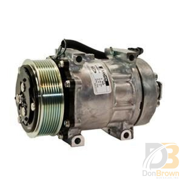 Trans/Air Compressor, 10 Cid, FLX7, Direct, PV8, 119MM, 12V, Pad 512253