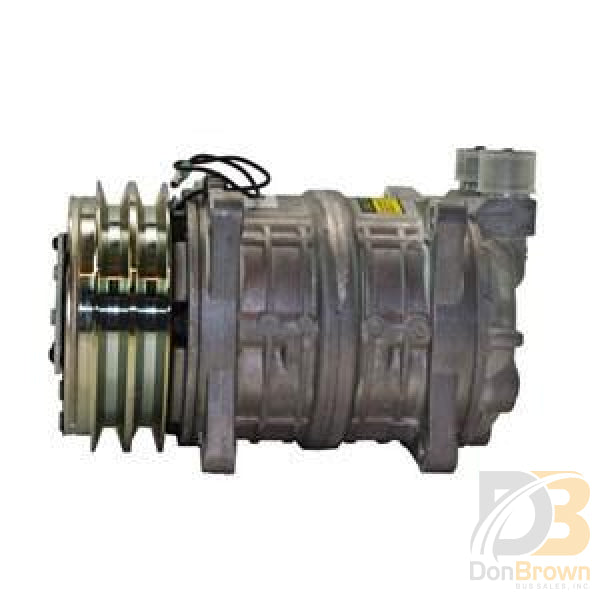 Trans/Air Compressor, 10 Cid, QP15, Ear, (2) V 1/2", 125MM, 12V, V-mio 512121