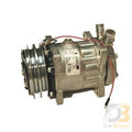 Trans/Air Compressor, 10 Cid, SD7H15, Ear, (2) V 1/2", 125MM, 12V, V-mio 512139