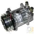 Trans/Air Compressor, 10 Cid, SD7H15, Ear, (2) V 1/2", 132MM, 12V, V-mio 512186