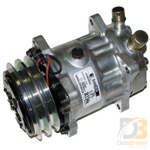 Trans/Air Compressor, 10 Cid, SD7H15, Ear, (2) V 1/2", 132MM, 12V, V-mio 512186
