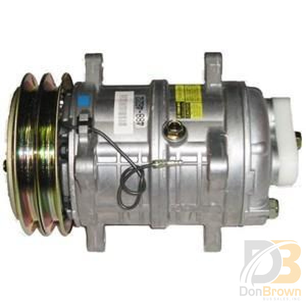 Trans/Air Compressor, 10 Cid, TM16, Ear, (2) V 1/2", 135MM, 24V, Pad 512119