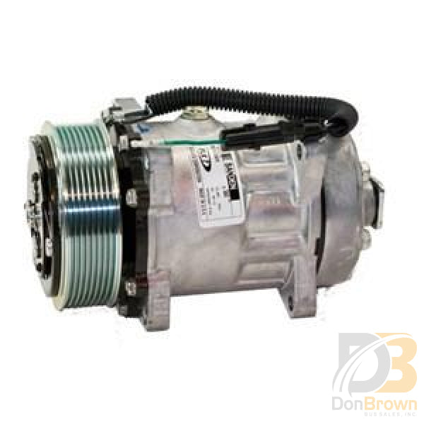 Trans/Air Compressor, 10 Cid, TM16, Ear, PV8, 119MM, 12V, H/tub-o 512266