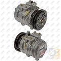 Omega Compressor 10P08E 117mm 1G 3 Ear Denso OE Remfg 20-10769