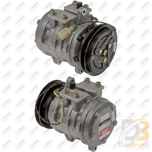 Omega Compressor 10P08E 117mm 1G 3 Ear Denso OE Remfg 20-10769
