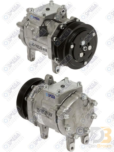 Omega Compressor 10PA17A PV6 Ford 5.0L 89-92 Yc-70 20-10529-AM