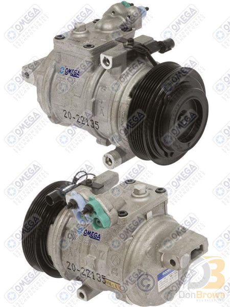 Omega Compressor 10PA17C PV6 123mm 12V 20-22135