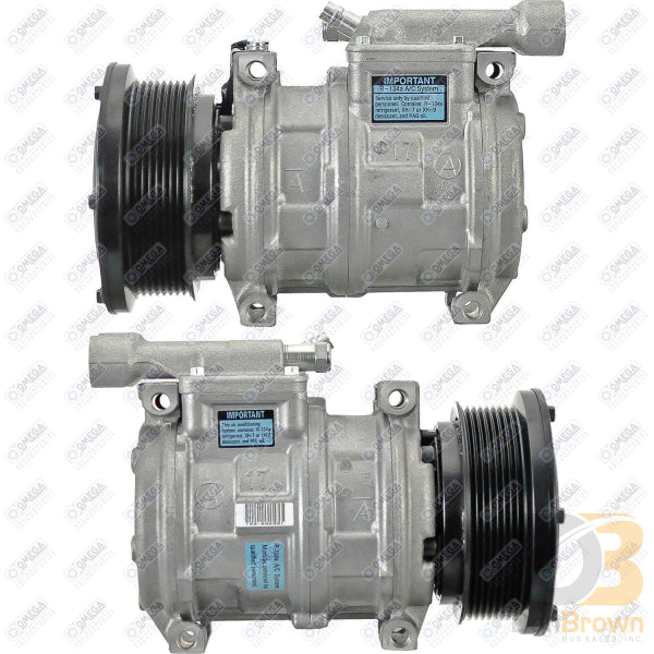Omega Compressor 10PA17C PV8 24V 125mm 20-13567-AM
