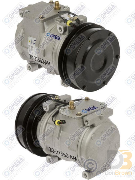 Omega Compressor 10PA17C With Clutch 1GR 146mm 12V 20-21560-AM
